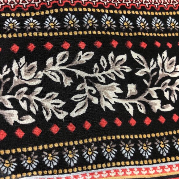 Vintage Y2K 90s Charlotte Russe Dress M Geometric Floral Mini Shift Tunic Boho - Picture 9 of 16